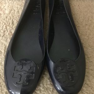 Tory Burch NavyJelly Reva Flats size 7.5
